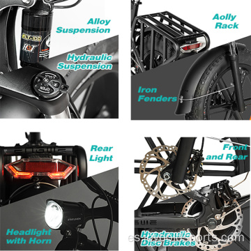 Bicicleta de montaña eléctrica plegable pequeña Enduro